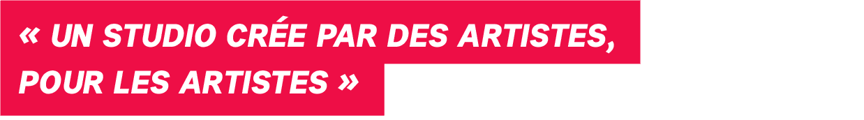 illustration un studio pour des artistes par des artistes
